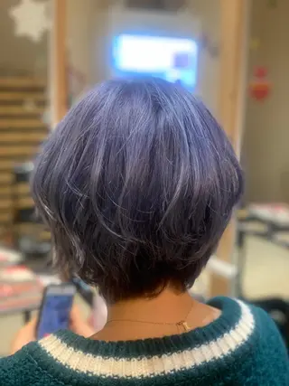 ミディアム カラー 関口 友行のヘアスタイル