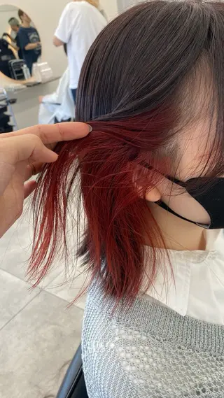 ミディアム カラー hair&beauty RENO直江店所属・大友 千春のヘアスタイル