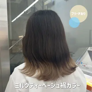 カラー 🍊暖色/ボブ chihiro🌼ོのヘアスタイル