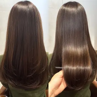 セミロング ショート✨縮毛矯正 メゾンカシミヤ宮崎のヘアスタイル