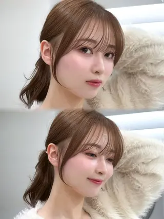 ロング 艶髪/モテヘア🎀 MIHOのヘアスタイル