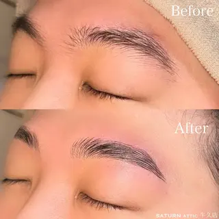 メンズ アイブロウ GALAXY SATURN 牛久店所属・大和田 文奏の眉毛・アイブロウイメージ