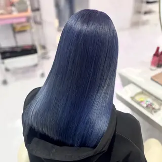 セミロング カラー Ayu🍯/名駅/ブ リーチカラー/ヘアメのヘアスタイル