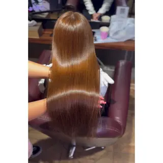 ロング 韓国ヘア×ハイトーン AYA💫のヘアスタイル