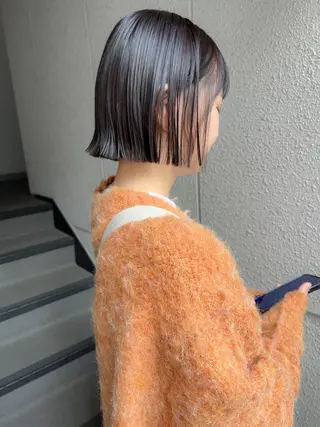 ショート カラー カラーパティシエ facce🌼ikoのヘアスタイル