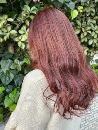 ミディアム カラー カワシマ セイカのヘアスタイル