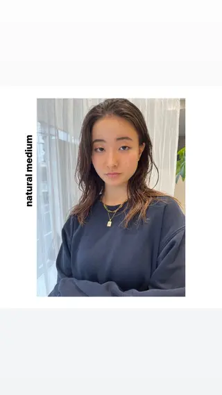 ミディアム カラー rewards成城学園前店所属・hiro【沿線で叶う 似合わせhair】のヘアスタイル