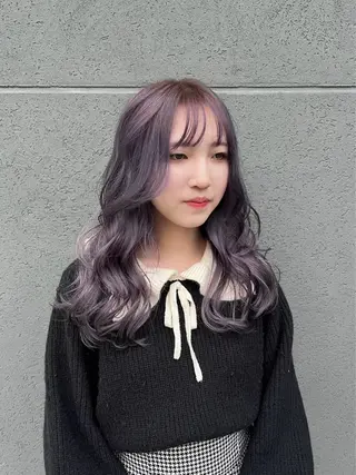 ミディアム カラー 美容室 sizukのヘアスタイル