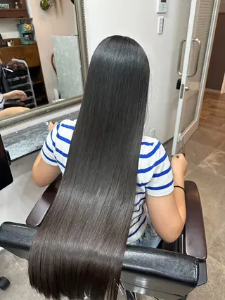 セミロング カラー 髪質改善 SHEER. 大阪梅田【シアー】所属・村上｜髪質改善 プロデュースのヘアスタイル
