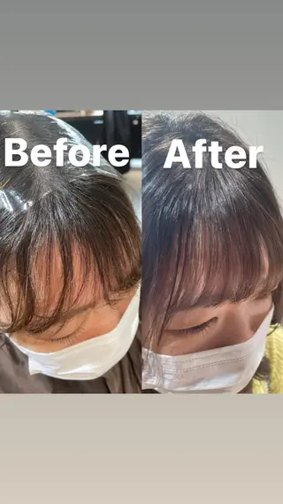 ミディアム パーマ One By The Ect所属・ショート/脱白髪染め ☆宇﨑悠実のヘアスタイル