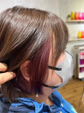 ショート カラー PARK.なんば本店 ミルボンAujua認定サロン[パーク]所属・辻優太/韓国ヘア/メ ンズ/ダウンパーマのヘアスタイル