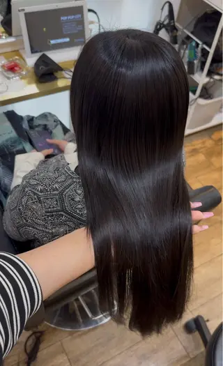 ロング 北新地/縮毛矯正 /あやなのヘアスタイル