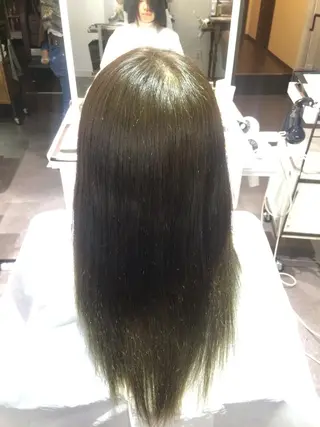 セミロング カラー CHAINON 近鉄奈良店のヘアスタイル