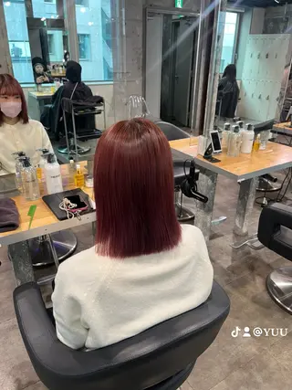 カラー 🥀艶髪/垢抜け/ 暖色ヘア Yuu🥀のヘアスタイル