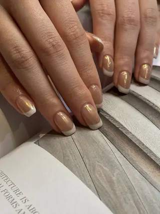 ネイル anyora nail salon所属・大人ワンホン キラキラ／Ayanoのネイルデザイン