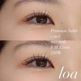 マツエク・マツパ loa🦋/幸町店/ 賀谷佳美のマツエク・マツパデザイン