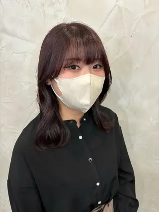 カラー MaisonHALU 松浦光咲のヘアスタイル