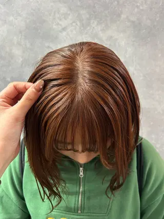 カラー 🧃暖色カラー/🪷 アレンジ/　yunaのヘアスタイル