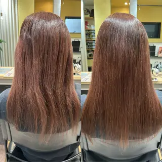 ロング パーマ hub hair レイヤー/透明感のヘアスタイル