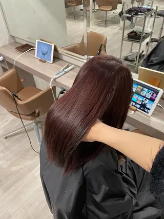 ロング ハイライトデザイン 特化/表参道/みづきのヘアスタイル