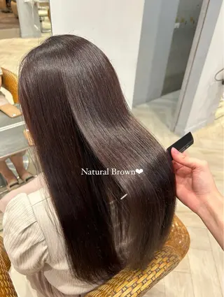 ロング カラー 柴田 千春のヘアスタイル