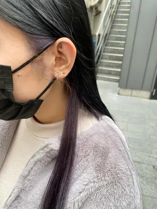 セミロング カラー パーマ ヘアアレンジ メンズ nico TOKYO 渋谷所属・ブリーチ　ハイトーン 特化🌈フジタハルキのヘアスタイル