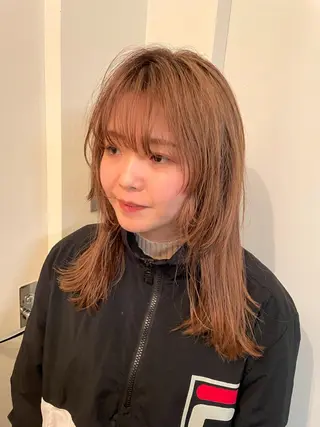 ミディアム コスメパーマ 佐藤　諒のヘアスタイル