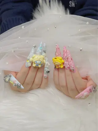 ネイル lucky nail 歌舞伎町のネイルデザイン