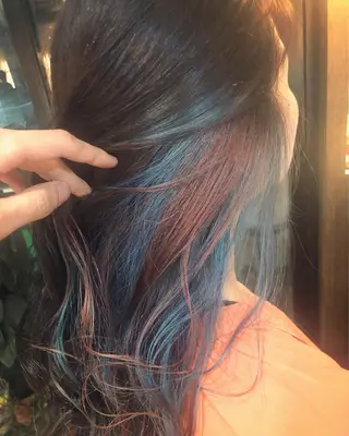 ロング カラー 原宿サロン代表 デザインカラー伊藤卓のヘアスタイル