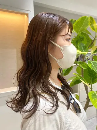 ロング sliver マツイ　レンのヘアスタイル