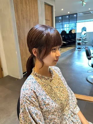 ショート カラー パーマ ヘアアレンジ メンズ 🍀髪質改善 ケアカラーrootsのヘアスタイル