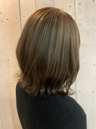 ミディアム hair make pur所属・ストレート🌹カラー お任せを🌈bucoのヘアスタイル