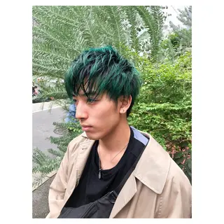 ショート カラー メンズ センスをお届けします 大谷将生INFPのヘアスタイル