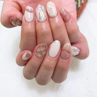 ネイル ⭐︎休業中の練習⭐︎ JNA認定講師髙橋のネイルデザイン