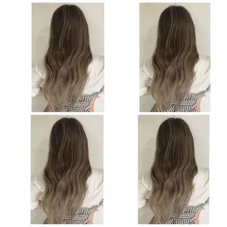 ロング カラー 京都大人女性ショート 徒歩1分/秋山のヘアスタイル