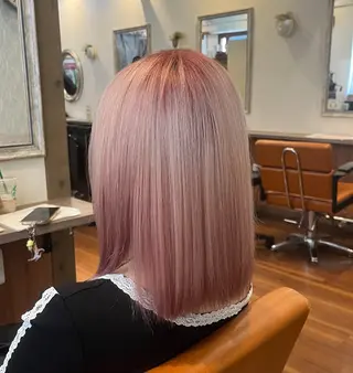 カラー Chocolat阿部野所属・なかじま ささらのヘアスタイル