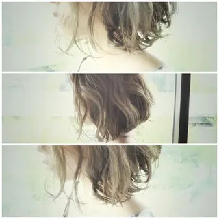 ミディアム カラー BOB🌟ハイトーン /ブリーチ/TAKUのヘアスタイル