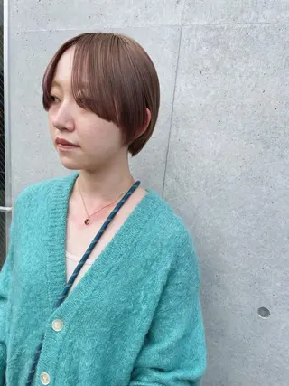 ショート カラー センスをお届けします 大谷将生INFPのヘアスタイル