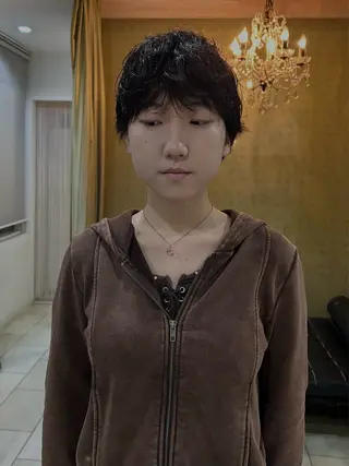 ショート パーマ 似合わせパーマ/ メンズパーマ/しゅうのヘアスタイル