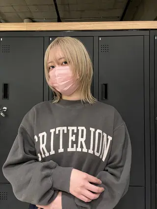 ミディアム カラー KAEDE🌺Wカ ラー/ホワイトカラーのヘアスタイル