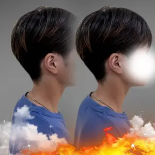 メンズ 佐藤 茉凜のヘアスタイル