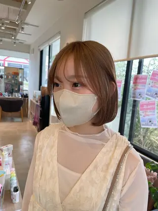 ミディアム 木村 架音のヘアスタイル