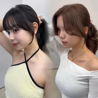 ロング カラー &.TIGRE smartsaronのヘアスタイル