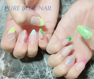 ネイル PURE BLUE  NAIL所属・PURE BLUE NAILのネイルデザイン