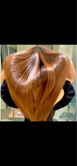 ロング パーマ 田中 アキオのヘアスタイル