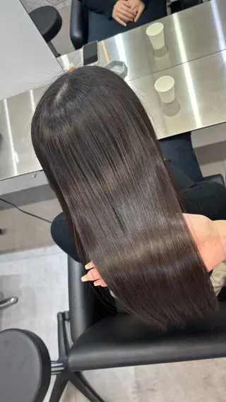 ロング カラー 巻ける縮毛矯正 Sachi🐰のヘアスタイル