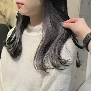 ロング カラー GO TODAY SHARE SALON 原宿本店所属・ブリーチ/ハイトーン 艶カラー/ユリナのヘアスタイル