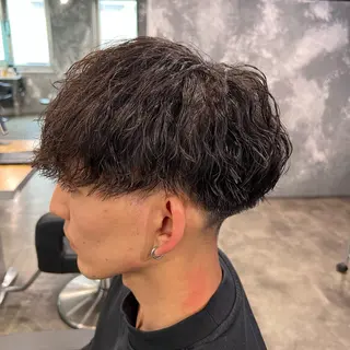 ショート カラー パーマ ヘアアレンジ メンズ キッズ 🔷横浜1のパーマ 職人🔷将太郎のヘアスタイル