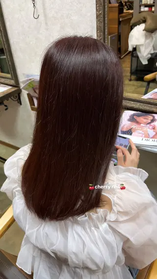 ミディアム ‎miku/ blancblancのヘアスタイル