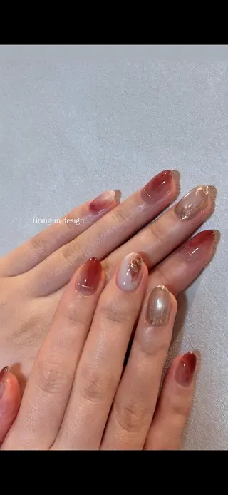 ネイル She nail studio中目黒店/JUNO NAIL所属・JUNO NAIL ＊ 桜井のネイルデザイン